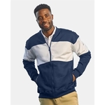 Nautica Unisex Anchor Fleece Colorblocked Bomber Jacket