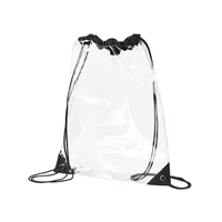BAGedge PVC Clear Drawstring Bag... from ASI 84358 S&S Activewear