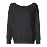BELLA + CANVAS Women's Sponge Fleece Wide Neck Sweatshirt
