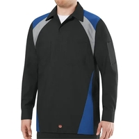 Red Kap Long Sleeve Tri-Color Shop Shirt - Long Sizes... from ASI 84358 S&S...