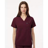 Jaanuu Women's Rhena Essential 1-Pocket Scrub V-Neck Top... from ASI 84358...