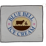 15" X 18" Waffle Golf Towel W/ Grommet And Hook