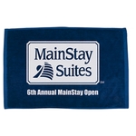 16" X 25" Hemmed Golf Towel W/ Grommet And Hook