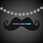 Black Plastic Mustache Medallion