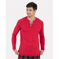 Boxercraft Henley Long Sleeve T-Shirt... from ASI 84358 S&S Activewear