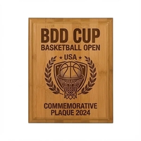 Eco Friendly Bamboo Plaque 7" x 9"