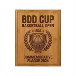 Eco Friendly Bamboo Plaque 7" x 9"