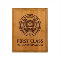 Eco Friendly Bamboo Plaque 10.5" x 13"