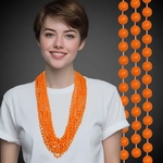 Orange 33" mardi gras Beads