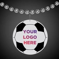 2 1/2" Plastic Soccer Badge Medallion
