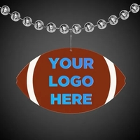 2 1/2" Clip On Football Medallion Badge