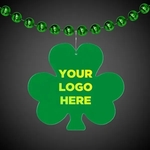 2 1/2" Clip On Shamrock Medallion Badge
