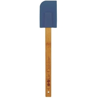 11 3/4" x 5/8" x 3/16" silicone spatula with bamboo wood... from ASI 74601...