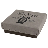 3.5" x 3.5" gift box with laser cut foam, high quality... from ASI 92531...