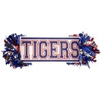 22" x 10" Cheer Pom Sign - Digital Full Color Imprint