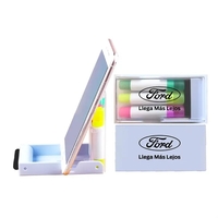 Gel Wax Highlighter with Phone Holder and Screen Cleaner