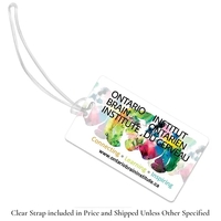 PhotoImage Full Color Imprint* ID Slip-In Pocket Luggage Tag