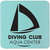 3.75" x 3.75" x 1/16" square silicone drink coaster.... from ASI 74601 Calico