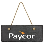 10" x 4" Rectangle Slate Decor with Hanger String
