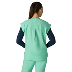 Basics - Women's Two-Pocket Round Neck Scrub Top