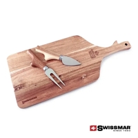 Brings together the acacia paddle board and matching cheese knives in... from...