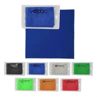 6" x 6" cleaning cloth with case.... from ASI 63549 Jornik Manufacturing Corp