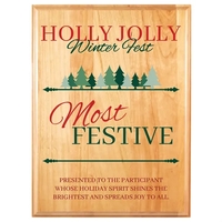 9" x 12" Genuine Cherry Plaque