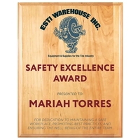 7" x 9" Genuine Cherry Plaque. Keyholed for hanging.... from ASI 74601 Calico