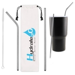 Stainless Steel Straw Kit (Bent & Straight)