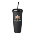 25 oz. Dome Rubberized Plastic Mug (Full Colour Imprint)