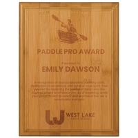 9" x 12" Bamboo Plaque