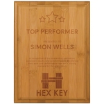 6" x 8" Bamboo Plaque