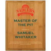 10 1/2" x 13" Bamboo Plaque