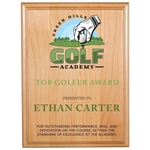 9" x 12" All American Red Alder Plaque