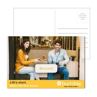 Customizable 6" x 4" full color postcard with 1.387" x .637"... from ASI...