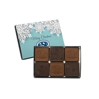 Custom engraved mini 4x4 premium chocolate bar.... from ASI 44897 Chocolate...
