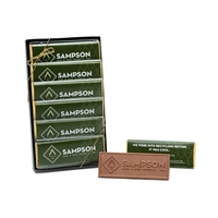 6-Pack Brand Impact Chocolate Wrapper Bar Gift Set