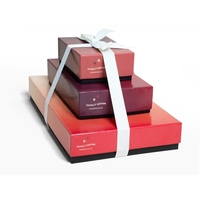 Fully custom chocolate indulgent 3 piece gift tower peppermint bark,...