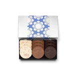 Snowflake Gourmet Chocolate Cookie Gift Set w/Luxe Packaging