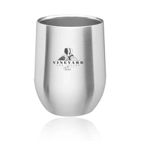 Stainless steel, BPA-free wine glass with 11 oz. capacity and multiple......