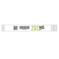 Wristbands with a size of 12" x 1".... from ASI 75629 PSI Plastic Graphics