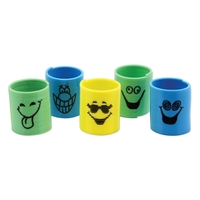 1 1/2" spring coil toy with smile graphic. Blank.... from ASI 98360 WOWLine /...