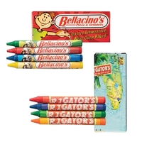 Box of crayons with customizable box and crayon wrappers.... from ASI 98360...