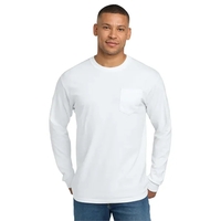 COMFORT COLORS Heavyweight Ring Spun Long Sleeve Pocket Tee.