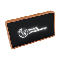 SCX Innovative Design™ Maple Wood Wireless Power Bank 500...