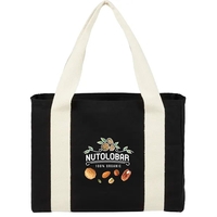 Black Cotton Tote w/ Cotton Handles... from ASI 66887 PCNA / Leeds