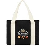 Black Cotton Tote w/ Cotton Handles
