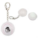 Baseball SPF15 Lip Balm Keychain