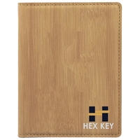 Bamboo Leatherette Passport Holder