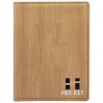 Bamboo Leatherette Passport Holder